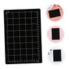 VILLFUL 4pcs Magnetic Cutting Mat with Grid Base for Enhanced