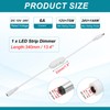QUARKZMAN LED Strip Dimmer DC 12V to 24V 6A Rotating