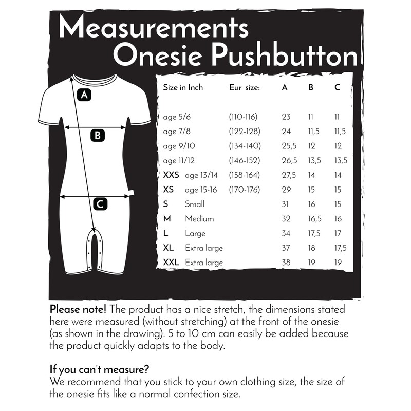 JOF London Onesie Bodyshort With Snap Pushbuttons For Adults |