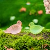titihuirie 120 Pcs Mini Dove Miniature Dove Figurines Tiny Bird