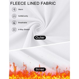 Long Sleeve Tops for Women White Mock Turtleneck Fitted Shirts Women's Thermal Underwear Base Layer Clothes for Cold Weather White Top