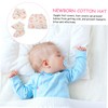 IWOWHERO 1set Newborn Cotton Scratch Gloves Hat Foot Covers Set