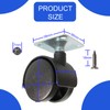 Dalyndar Furniture Casters 1.5 Inch Swivel Wheels Replacement Universal Rollers