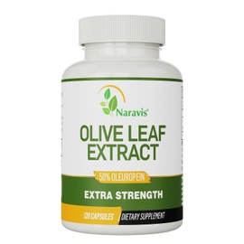 Naravis Olive Leaf Extract - 4-Month Supply - 50% Oleuropein Highest Concentration
