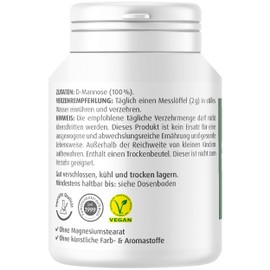 ZeinPharma D-Mannose Pulver 50g (Monatsvorrat) - dietätische Behandlung gegen Blasenentzündung