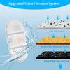 VinDox VinDox 32 Packs Replacement Cat Water Fountain Filters Compatible with PETLIBRO Capsule Pet Fountain: PLWF002,71oz/2.1L Ultra Quiet-BPA-Free, Two Flow Modes Pet Water Dispenser