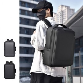 Office worker, office worker backpack, laptop bag, waterproof backpack, briefcase, laptop Two way dark gray/ONE
