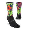 Injinji Unisex Spectrum Trail Midweight Crew Socks