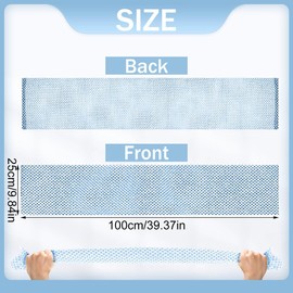 2 Stück Rückenschrubber Rückenbürste Peelinghandschuh Luffa Schwamm natürlicher Duschschwamm entfernt abgestorbene Hautzellen