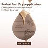 Momo's Workshop Rose Tatami Makeup Sponge Set,Double-Sided Egg Shape Rubycell