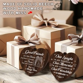 DONBEIDIU Best Friends Picture Frame, Friendship Birthday Gifts for Women Christmas, Besties Female BFF, Friends Photo Frame 4x6, Graduation Long Distance Gifts for Best Friend Bestie BFF Soul Sister