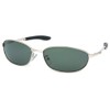 Coleman CO3008-3 Polarized Sunglasses Shiny Silver Spring Hinges