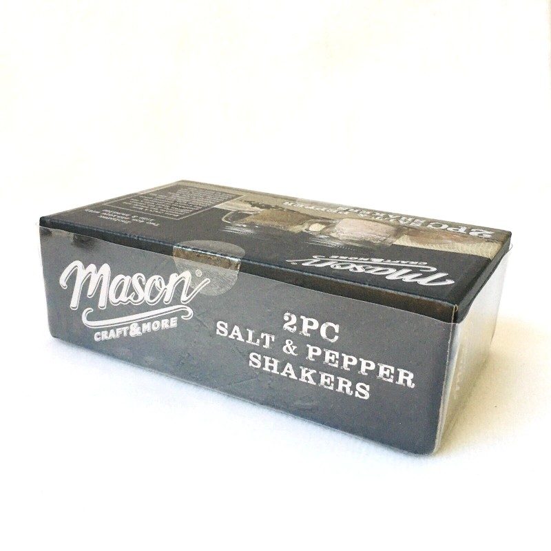Mason Craft & More 2pc Mason Glass Jar Salt and