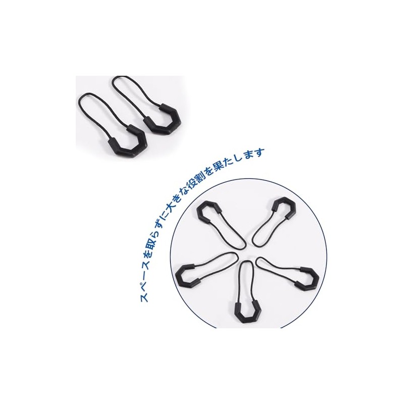 BRIIKPP Zipper Pulls Replacement Zipper Pulls for Clothes, Tents, Sleeping