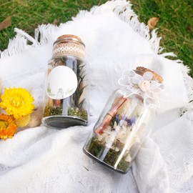 Hochzeitsgeschenke für brautpaar Trockenblumenstrauß Geldgeschenk Hochzeit Geschenkglas Einzigartig Hochzeitsgeschenk (Glück Treffen)