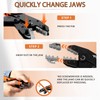 KF CPTEC 5PCS Ratchet Wire Crimping Tool Kit with Quick-Change