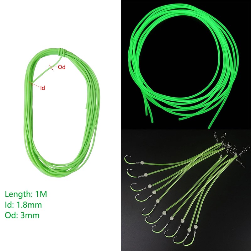 10 Meters Luminous Tube Deep Sea Fishing Soft Plastic Fishing