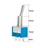 QitinDasen 15pcs Professional 6A / 125V Car Mini Rocker Switch,