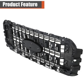 labwork Front Bumper Grille Bracket Upper Black Replacement for F-250 F-350 F-450 F-550 Super Duty 2011-2016 BC3Z8A284DA BC3Z-8A284-DA FO1207114C