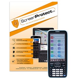 ScreenProtect UltraClear Screen Protector for Casio FX-CP 400 with Squeegee and Microfibre Cloth