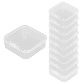 SGSCFG 9 Kleine Quadratische Speicherboxen, Transparente Plastikverpackungskästen, Kartenspeicherboxen, Sortierwerkzeuge Für Kleine Teile.