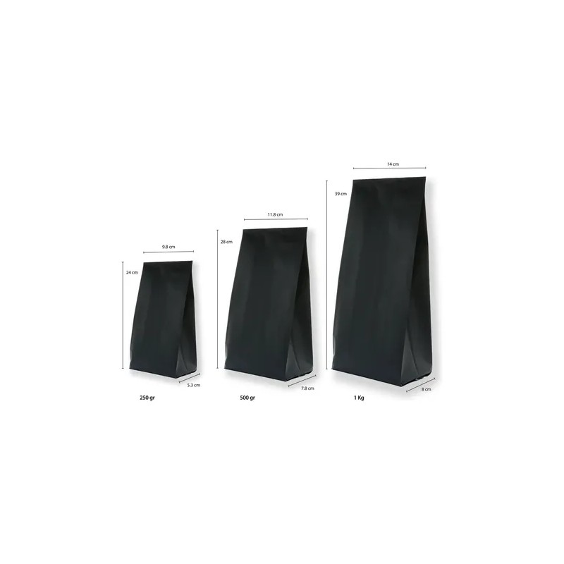 Bolsas Fuelle 250g Cválvula - Metalizada Mate- x100 Piezas