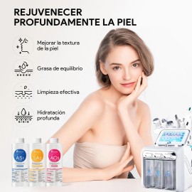 Kaisasa® Soluciones Hydrafacial Y Kit Cuidado Facial As1 Sa2 Ao3 Hydradermabrasion