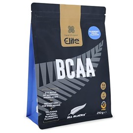 Healthspan All Blacks BCAAs, 210g, 30 Servings | Blueberry Crush Flavour | 5g BCAAs for Post-Workout Recovery| 2:1:1 Ratio Backed by Science | L-Leucine, L-Isoleucine, and L-Valine