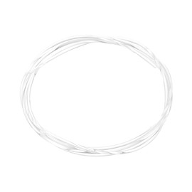 X AUTOHAUX 1.5m 4.92ft 2mm 0.08" Transparent Universal PMMA Optic Fiber Side Glow Cable Fiber Optic Cable for Car - Pack of 1