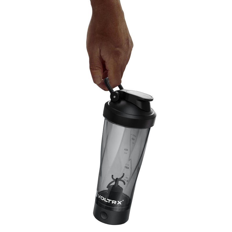 VOLTRX VortexBoost Electric Shaker Bottle, USB C Rechargeable Protein Shake