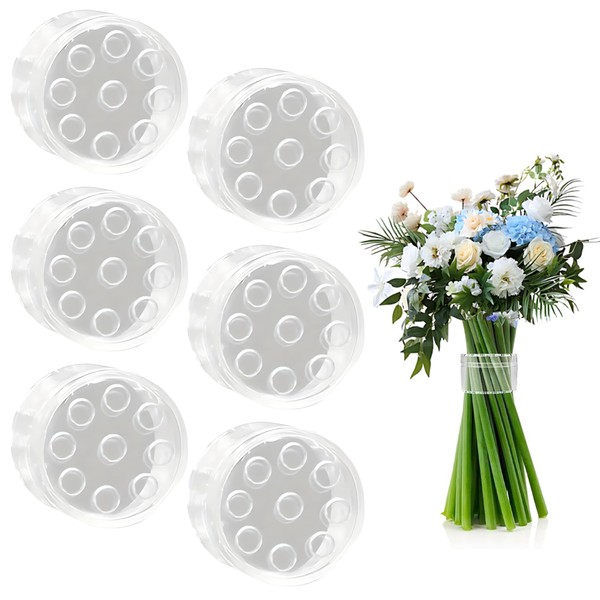 Pack of 6 flower stem holders, Lkebana twister, Hanataba flower