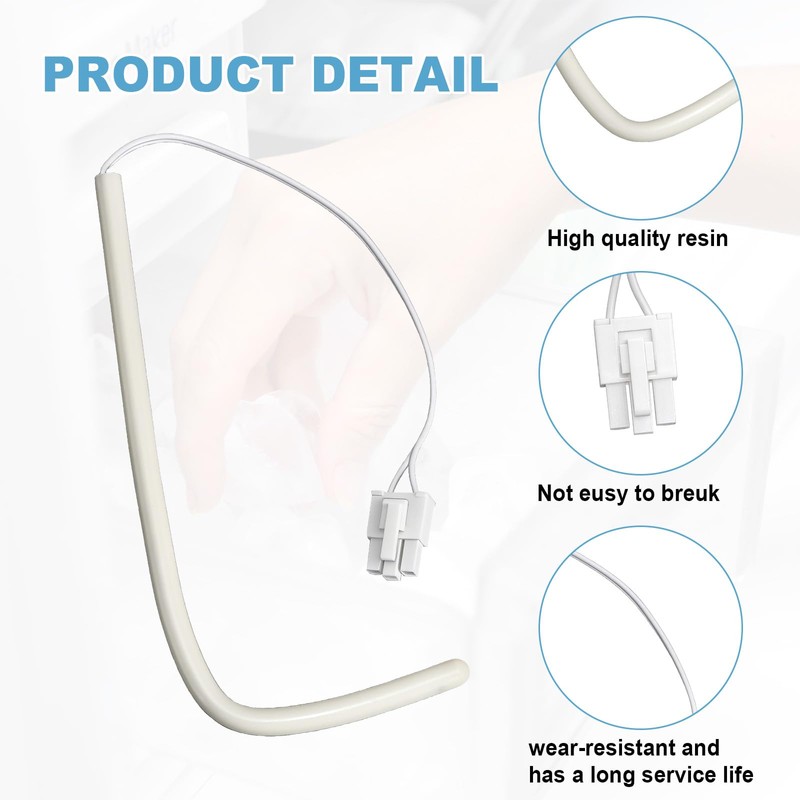 W10511923 Ice Maker Bin Temperature Sensor Compatible with Whirlpool KitchenAid