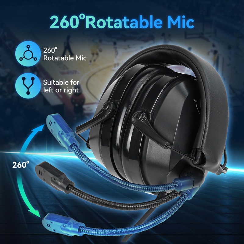 Retevis Two Way Radio Headset with Mic,Volume Adjust,for Retevis H777