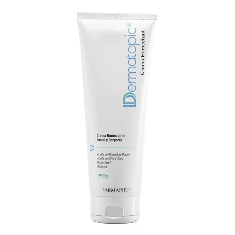 Crema Humectante Facial y Corporal Dermatopic con Aceite de Almendras