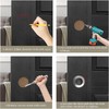 MOROBOR 8 Pack Round Sliding Closet Door Handles, Flush Pull