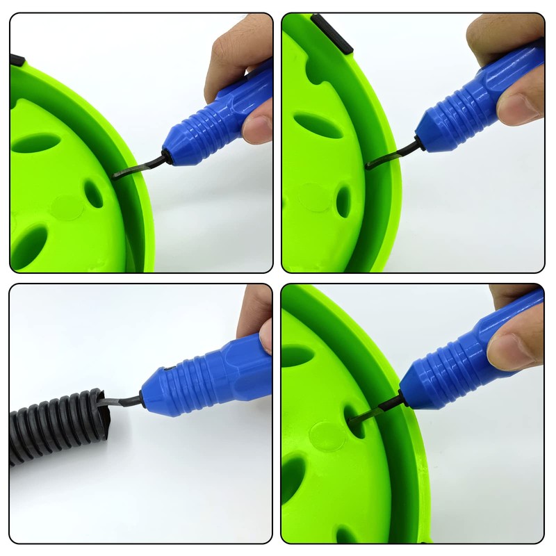 Deburring Tool with 11 High-Speed Steel Blades Storage Handle Design