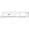 TOP ECD-4.3L Hexagonal Shank for Electric Drills, Concrete Long Drill,