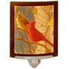 Cardinals - Colored Curved Porcelain Lithophane Night Light