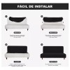 Kmow Funda De Futón Elástica Para Sofá Cama Sin Brazos