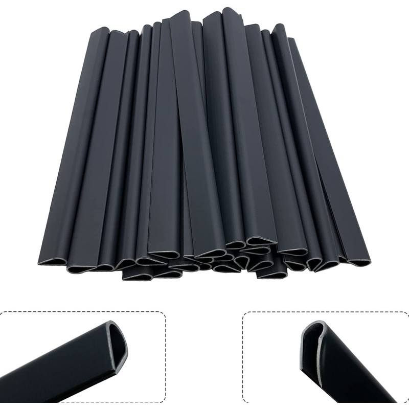 MOLVCE Mounting Clips for Double Rod Mats, Pack of 30