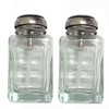 180ml Push Down Pump Dispenser Glass Refillable Bottles Large Capacity