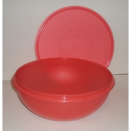 Tupperware 26cup Fix N Mix Bowl Watermelon Coral with Seal
