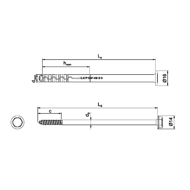 NAJDER Expansion Dowels Expansion Dowels for Perforated Brick and Aerated