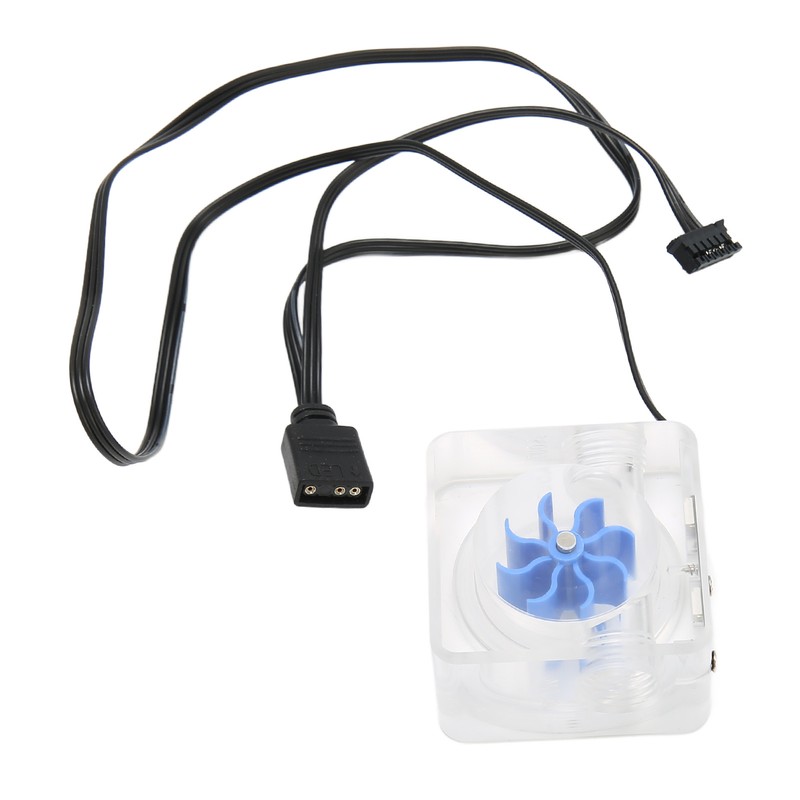 PC Water Flow Meter Indicator G1/4 Thread 3 Way Acrylic