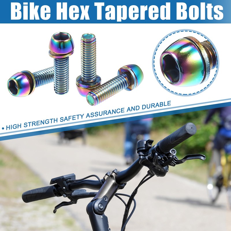 A ABSOPRO Bicycle Stem Screw, Fixed Screw, Handlebar, Stem Bolt,