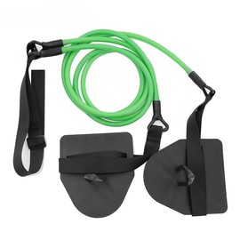 Laroal Widerstandsbänder, Armkrafttrainer, Schwimmkrafttrainer, Gürtel, Armübungsbänder für freies Schwimmen (Grün, 50 lb)