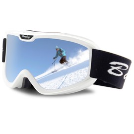 BangLong Ski Goggles Snowboard Goggles for Glasses Wearers Men Women Snow Goggles OTG UV Protection Anti Fog Ski Goggles for Winter Sports, Skiing, Skating