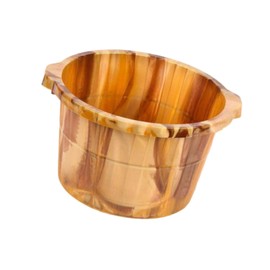 Harilla Foot Bath Bucket Foot Bath Foot Washing Bucket Spa Relaxation Multifunctional Foot Tub, Yellow, Height 22 cm