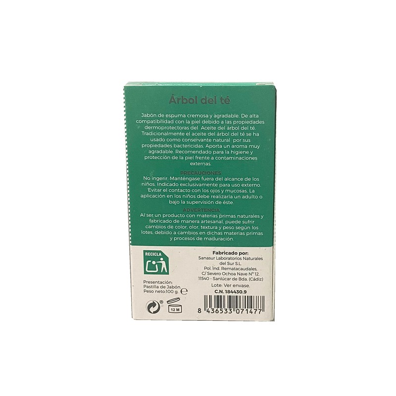 Sanasur Tree Del Te 100 Soap Glycerine Size 100 g