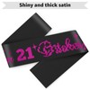 21st Birthday Decorations Gifts for Women 21st Birthday Sash for